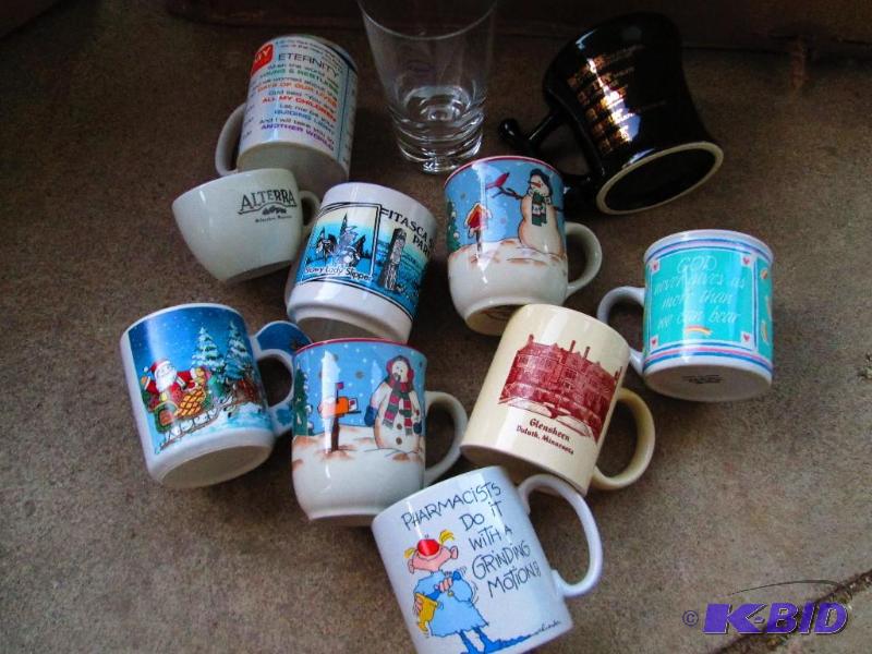 lot 84 image: Assorted mugs, see all the photos for sayings...