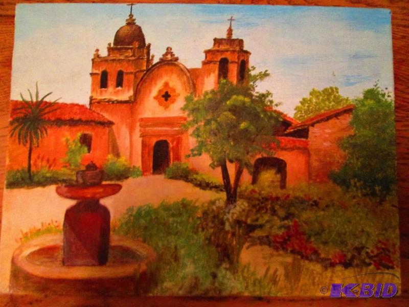 lot 99 image: Original oil painting on canvas, signed by ar...