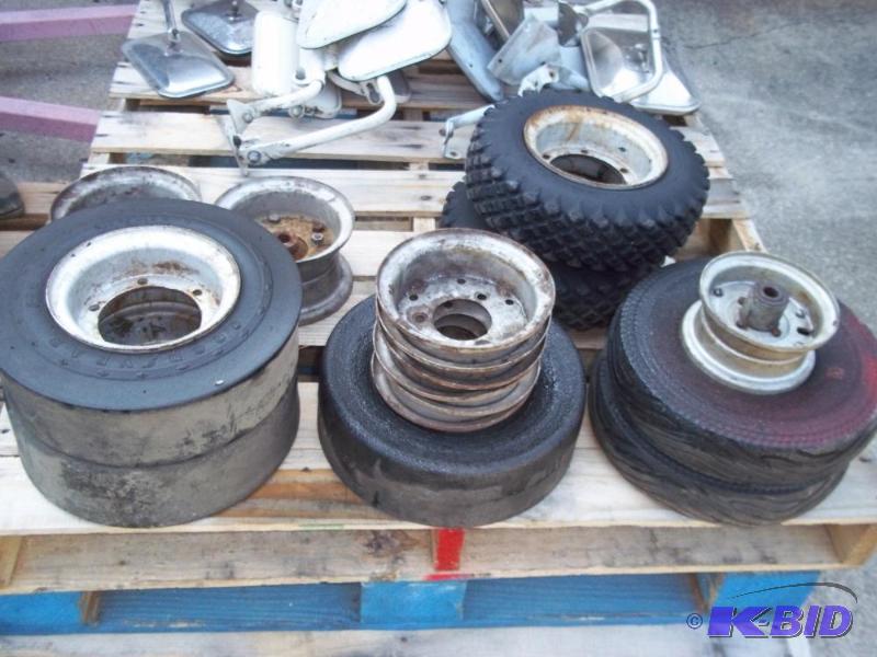 lot 10 image: Go Kart tires and wheels