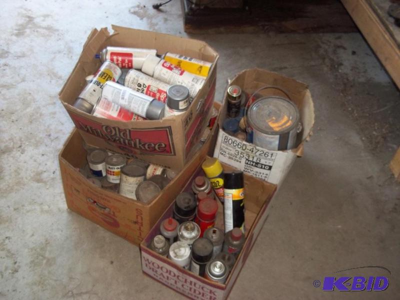 lot 115 image: 4 Boxes of Misc Paints