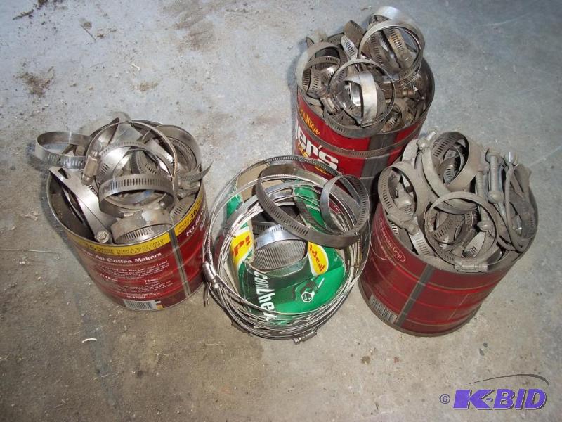 lot 120 image: Large Selection of Hose Clamps