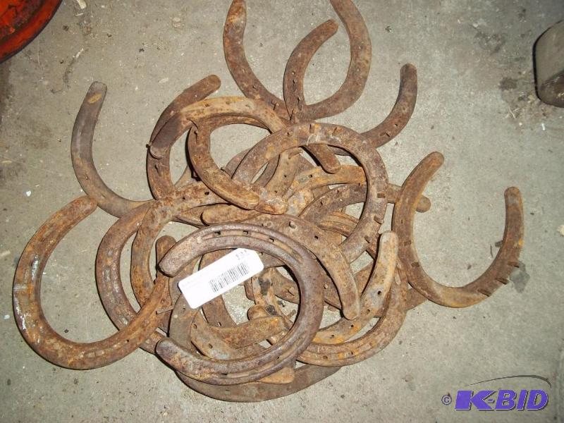 lot 131 image: Antique Horseshoes