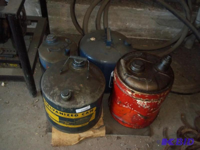 lot 135 image: 4 Misc Fuel Cans