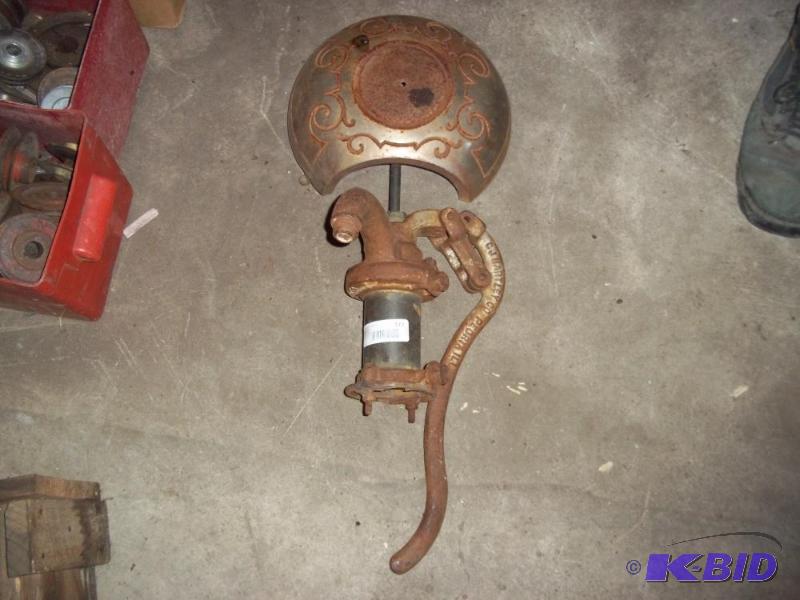 lot 179 image: Pump with Brass Center and Stove Crown