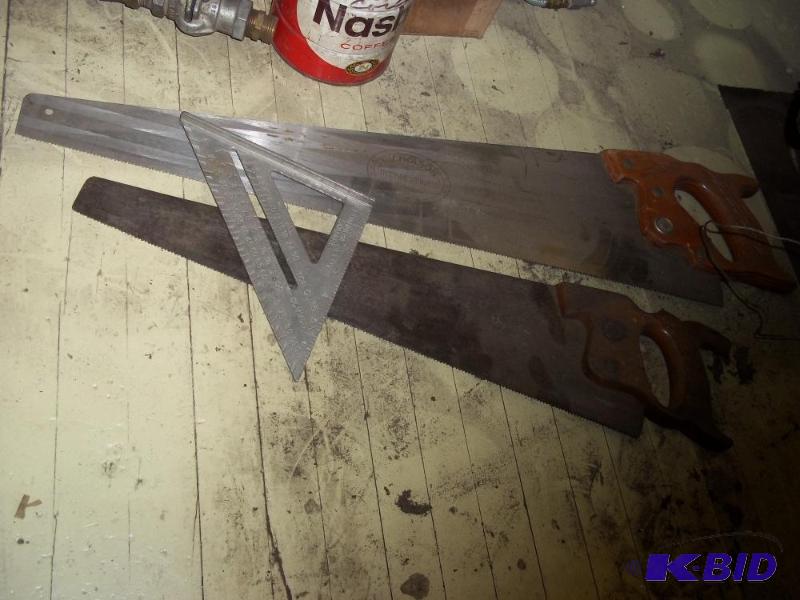 lot 212 image: 2 Saws, Squarre