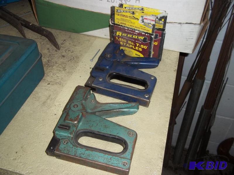lot 253 image: 2 Staple guns with staples