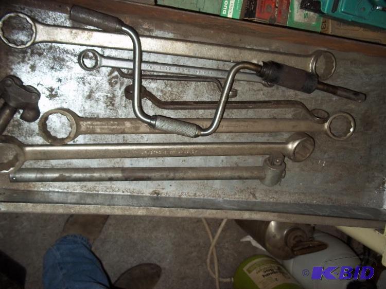 lot 257 image: Large USA Boxend Wrenches