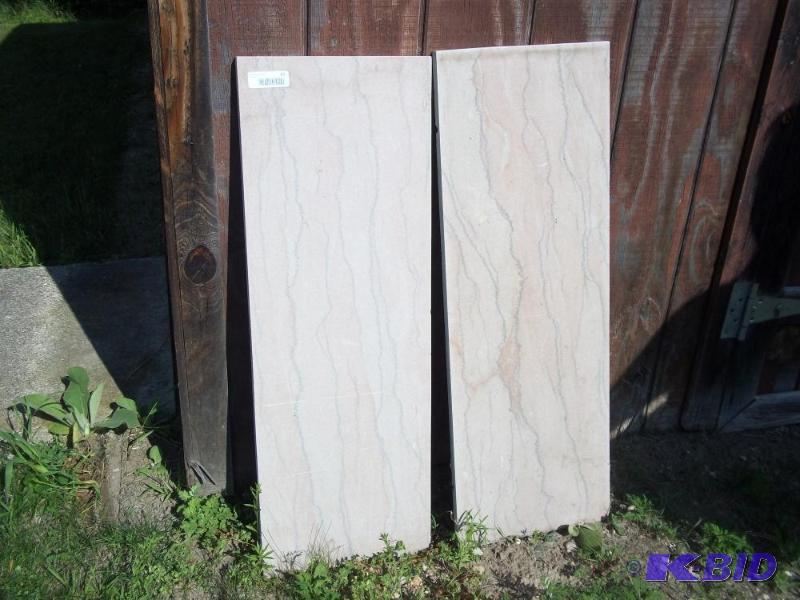 lot 27 image: Marble Sheets 13 in X 37.5 in x 1 in
