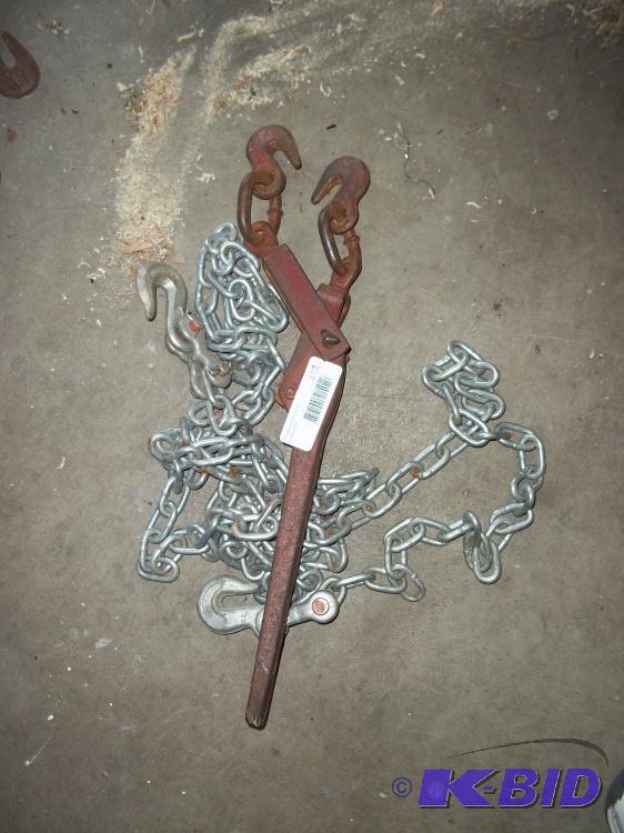lot 312 image: Chain and 2 Binders
