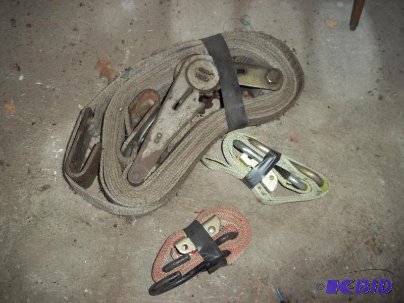lot 338 image: 3 ratchet straps