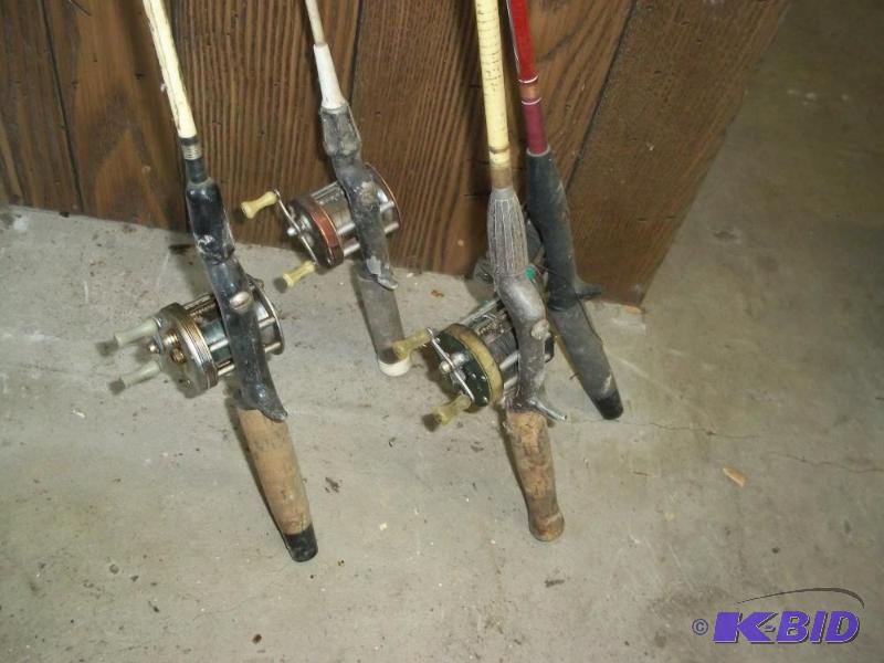 lot 352 image: Vintage Rods and Reels