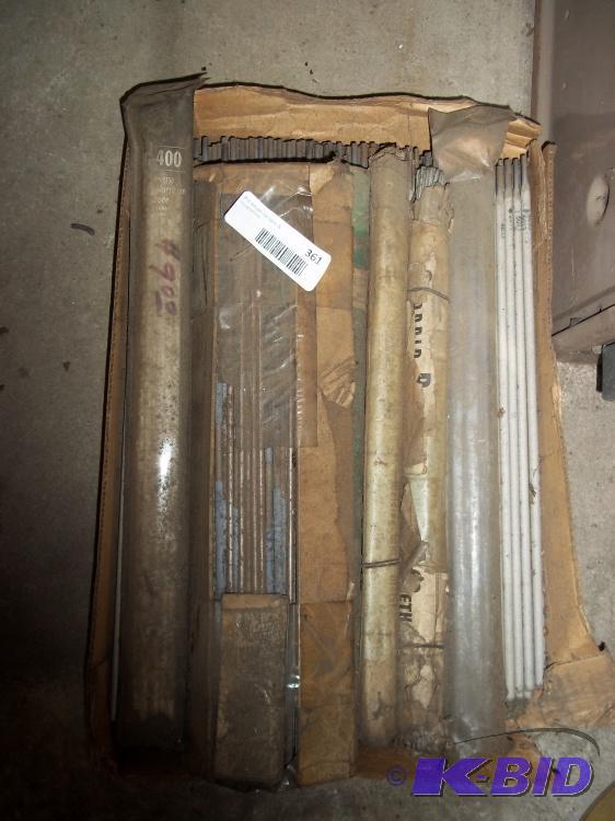 lot 361 image: Large assortment of welding rods