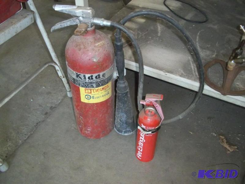 lot 389 image: Pair of fire extinguishers