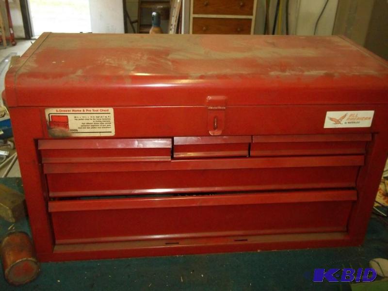 lot 407 image: 5 Drawer Tool box