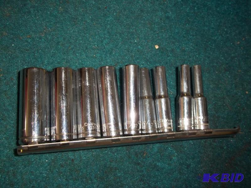lot 432 image: 14 drive deep sockets SAE AcDelco