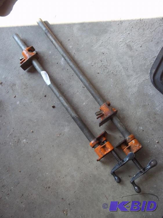 lot 477 image: 2 - 24 Bar Clamps