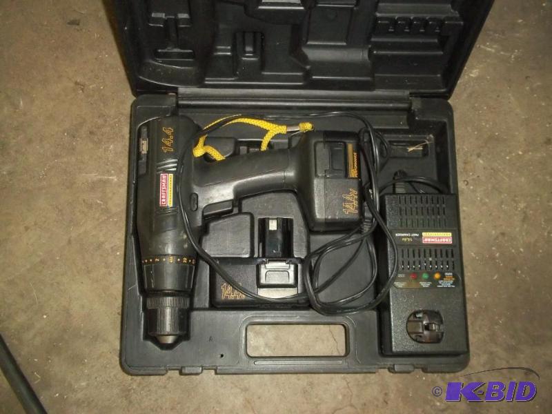lot 498 image: Craftsman 14.4 Cordless drill