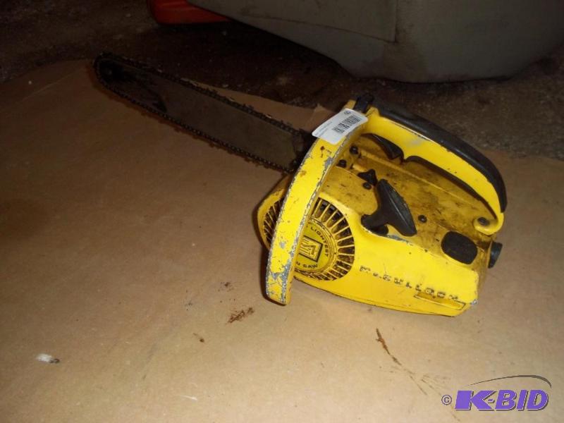 lot 60 image: Mcculloch Chain saw