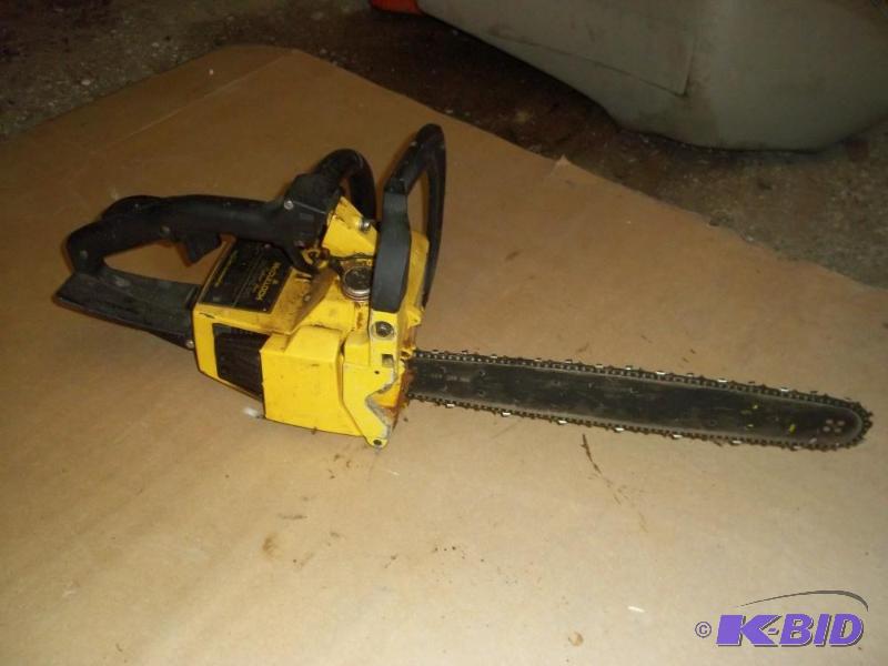 lot 61 image: Mcculloch 510 Chain Saw