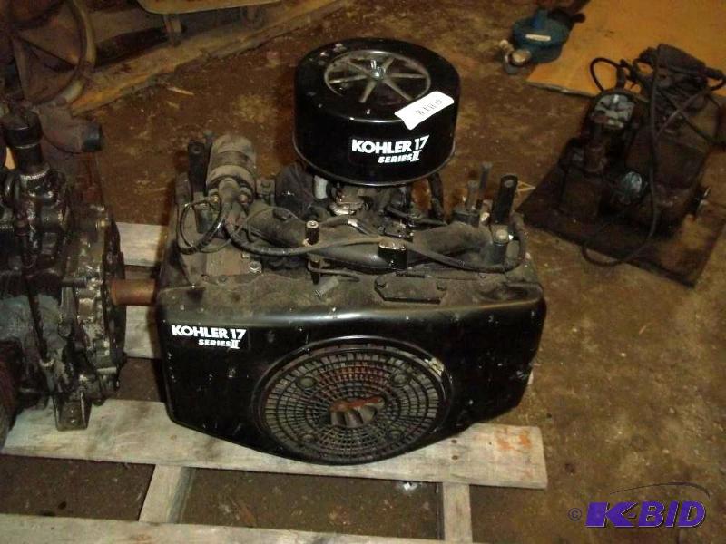 lot 88 image: Kohler 17 hp twin cyl Horizontal shaft  Series II