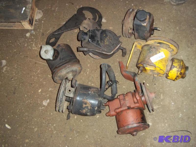 lot 91 image: 6 Vintage Automotive Power Steering Pumps