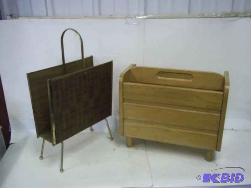 lot 201 image: Pair of Magazine Racks