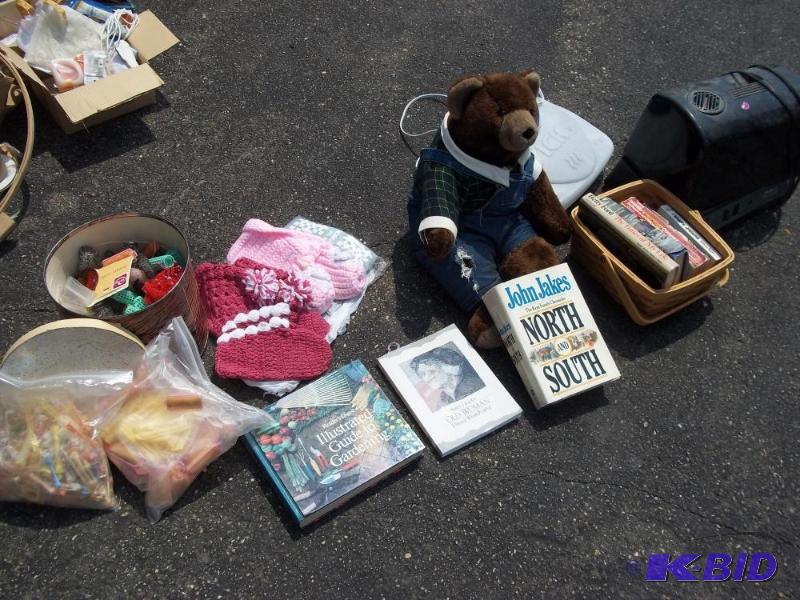 lot 236 image: Assorted Books, humidifier, stuffed bear