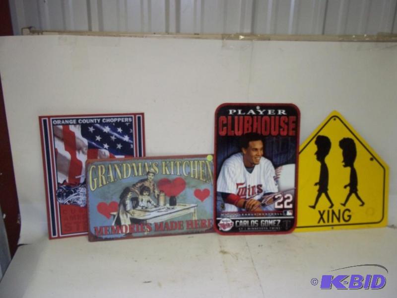lot 28 image: Misc Lot of signs