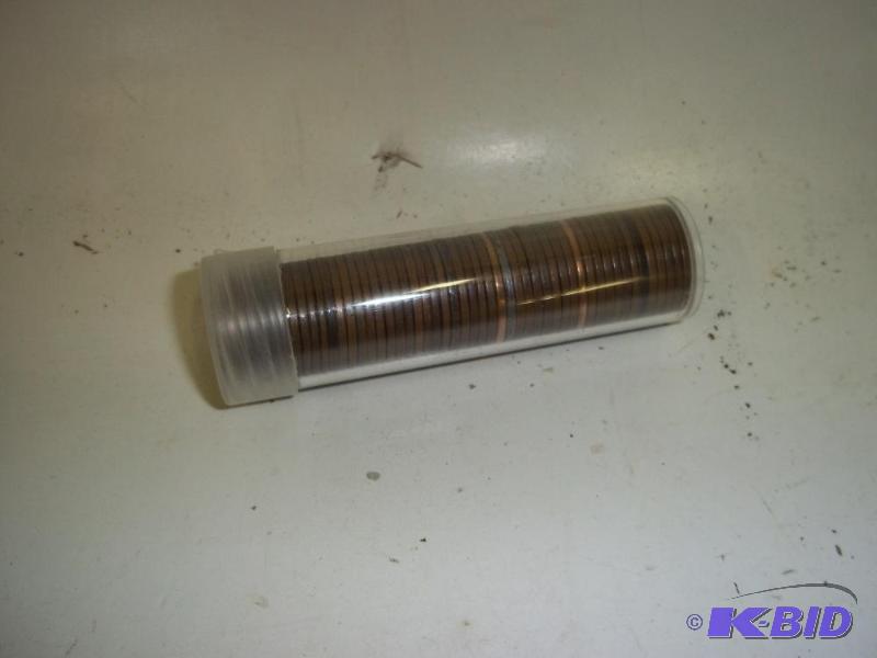 lot 46 image: Roll of Wheat Pennies
