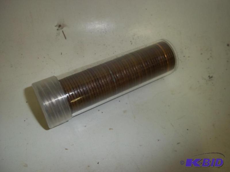 lot 52 image: Roll of Wheat Pennies