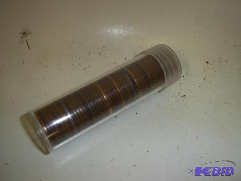 lot 53 image: Roll of Wheat Pennies