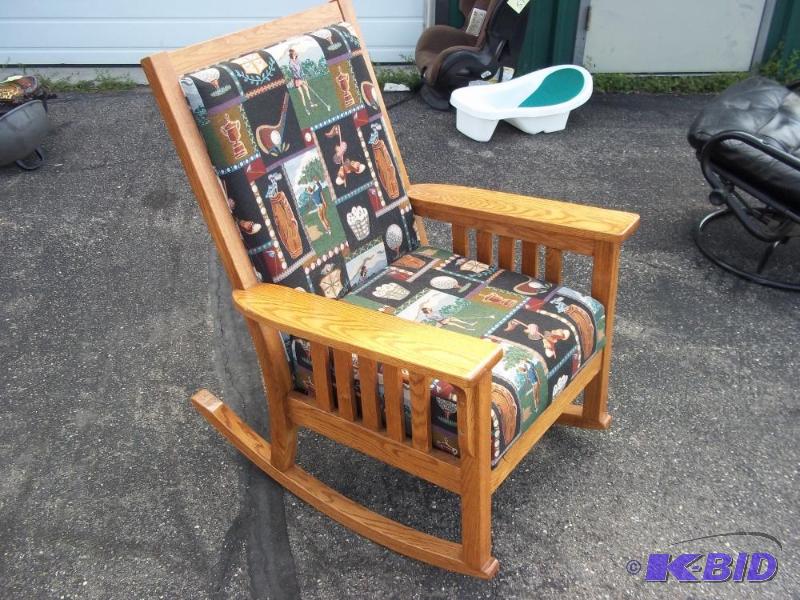 lot 60 image: Wood Rocker  matches Lot 59