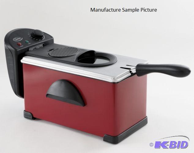 Ginnys Brand Red Deep Fryer -&nbsp16&quot l...