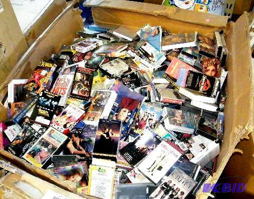 Large Gaylord Pallet with Mixed Media - CDs -...