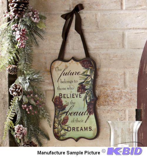 Believe in Dreams Plaque -&nbspInspirational...