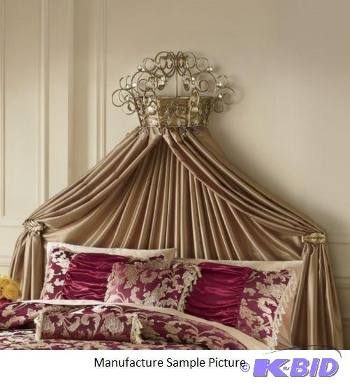 Gold Bed Crown with Crystals - Crown your bed...