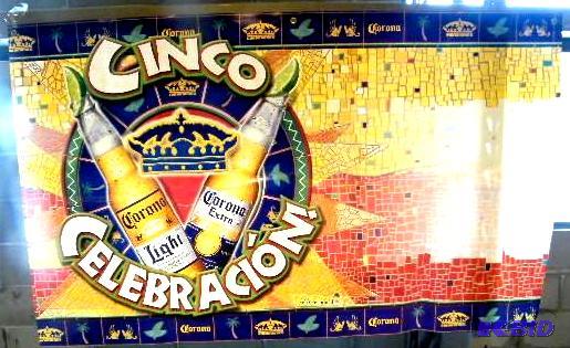 Cinco De Mayo Celebracion Banner - Corona and...