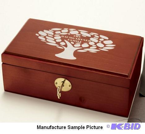 Cedar Keepsake Box - Has locking mechanism an...