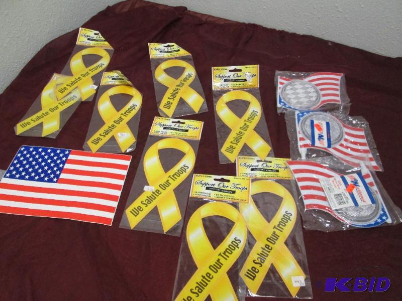 Qty 3 Flags for the driveway marker, American...