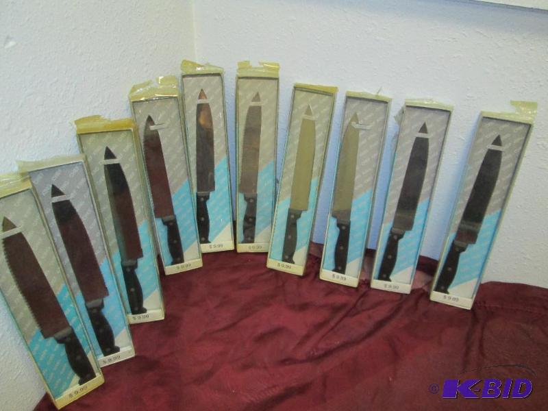 Qty 10 King Chef knives...
