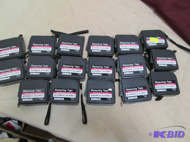 Qty 17 Measuring tape mechanics quality 10ft...