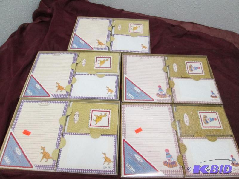 Qty 5 Stationery Gift set includes 20 sheets ...