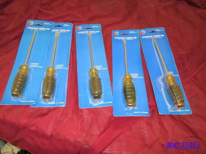Qty 5 Screwdriver cushion grip 14 x 6...
