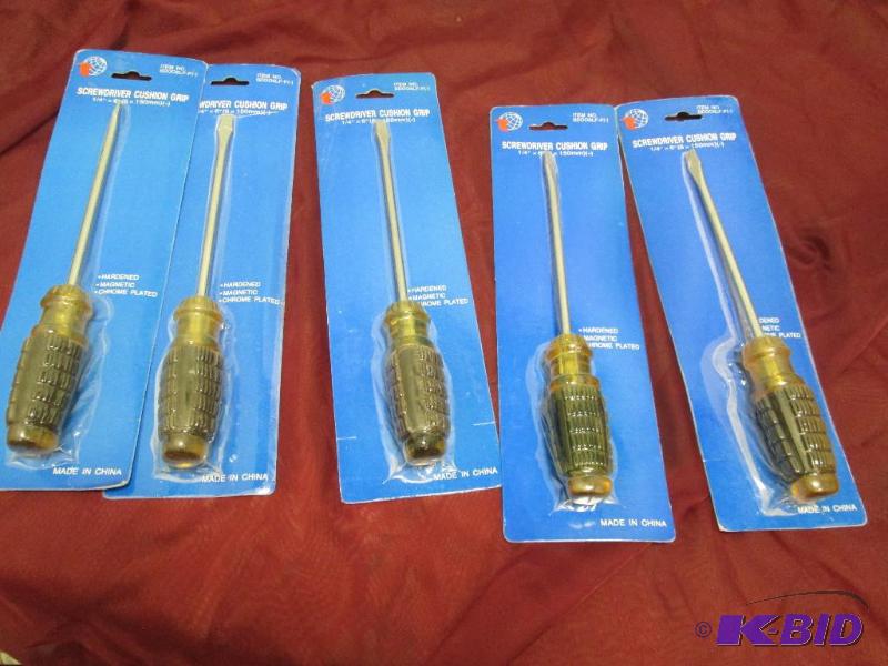 Qty 5 Screwdriver cushion grip 14 x 6...