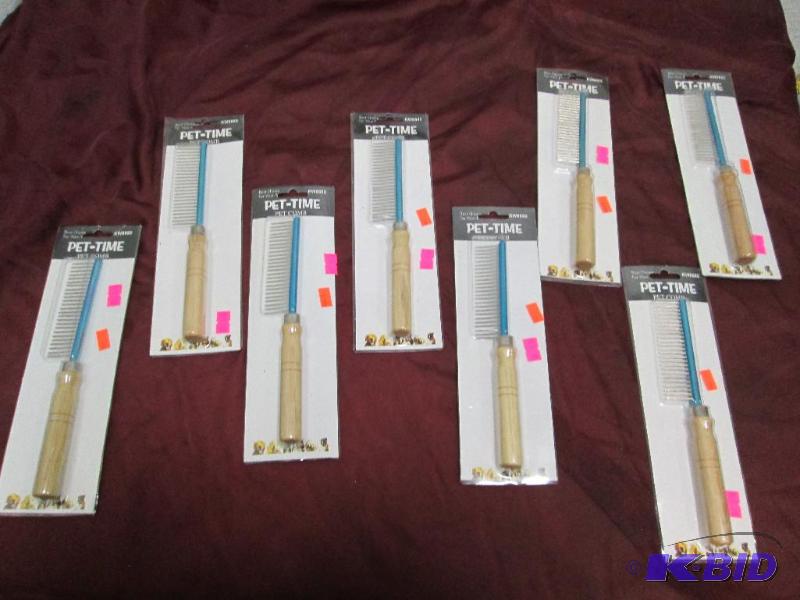Qty 8 Pet-time pet comb...