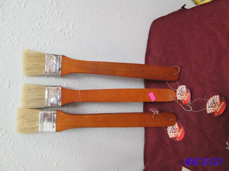 Qty 3 Western Grill 15 BBQ Brush...
