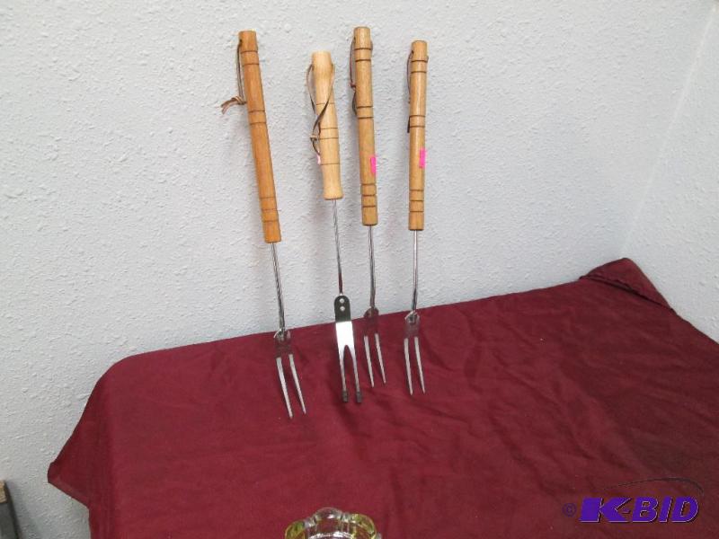 Qty 4 BBQ forks...