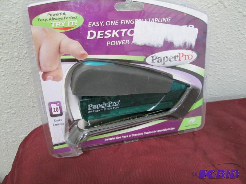 Desk Top staplers-Paper Pro includes one rack...