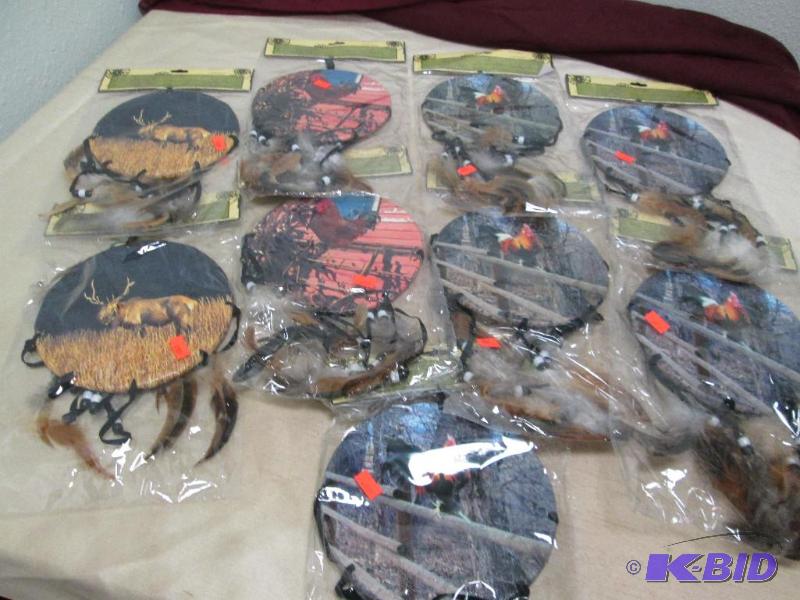 Qty 9 Dream catchers, some have roaster on an...