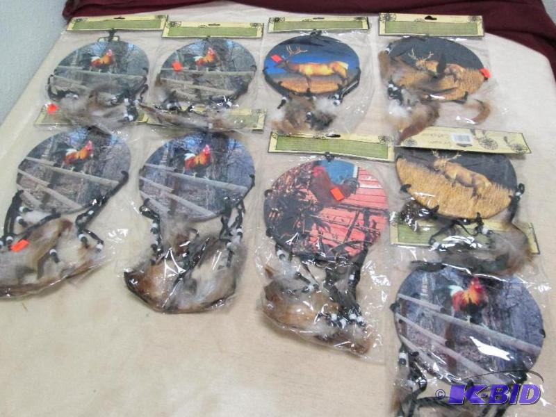 Qty 9 Dream catchers, some have roaster on an...